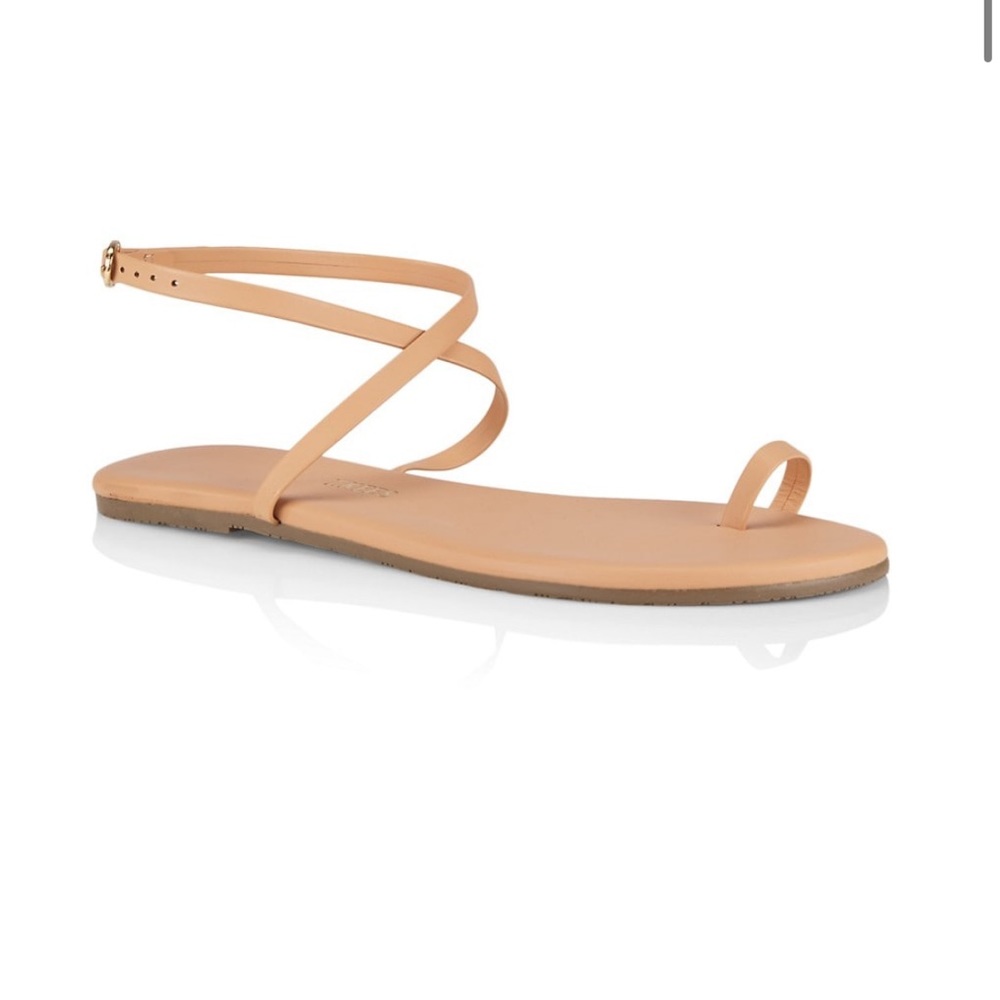 Phoebe Leather Ankle-Strap Sandals. Quality chic sandals amazing condition